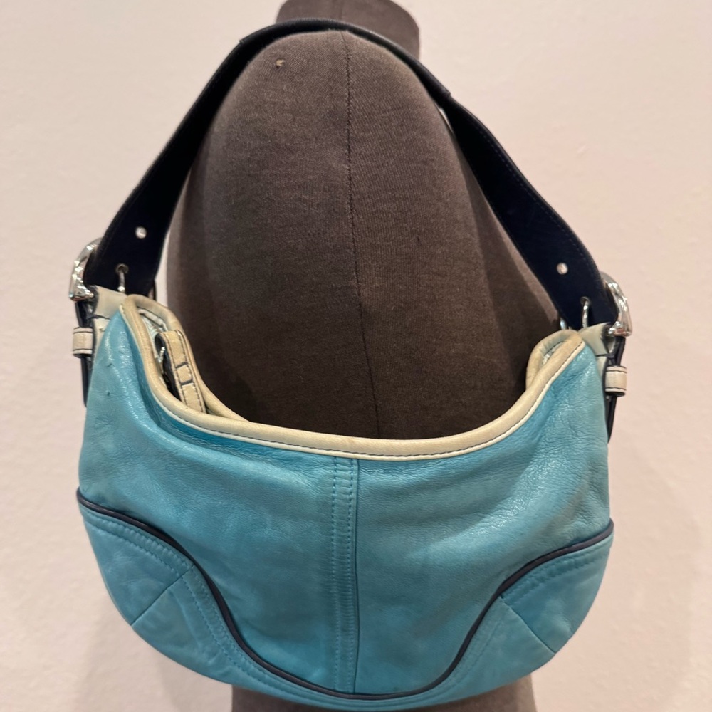 Coach handbag in soft leather